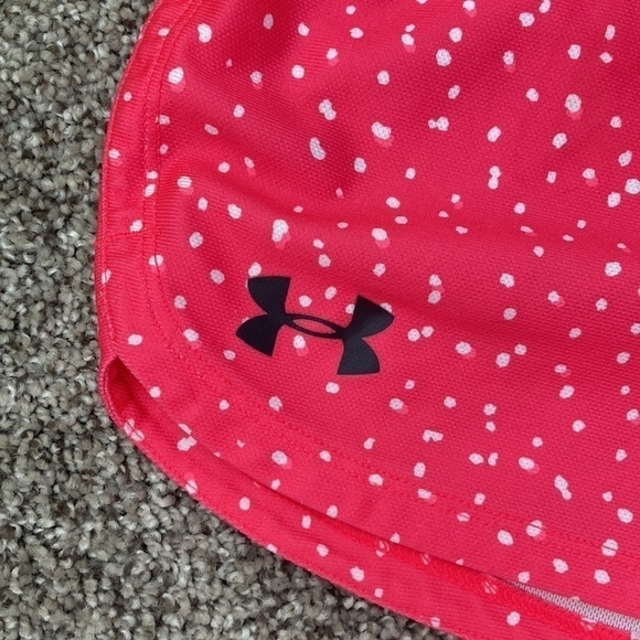 GIRLS Under Armour drawstring elastic shorts size youth large - Picture 2 of 4